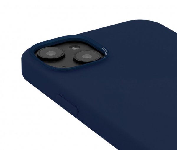 Decoded iPhone 14 Plus Cover Silikone Backcover Navy Peony