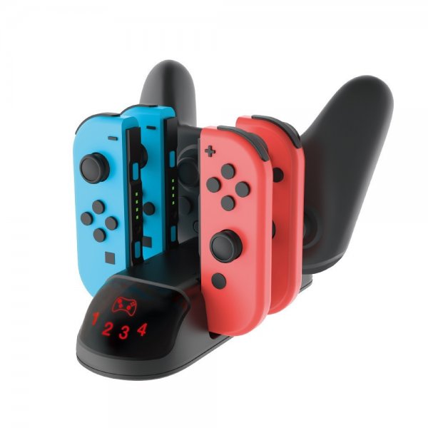 Dobe 5-i-1 Nintendo Switch Controller Ladestation