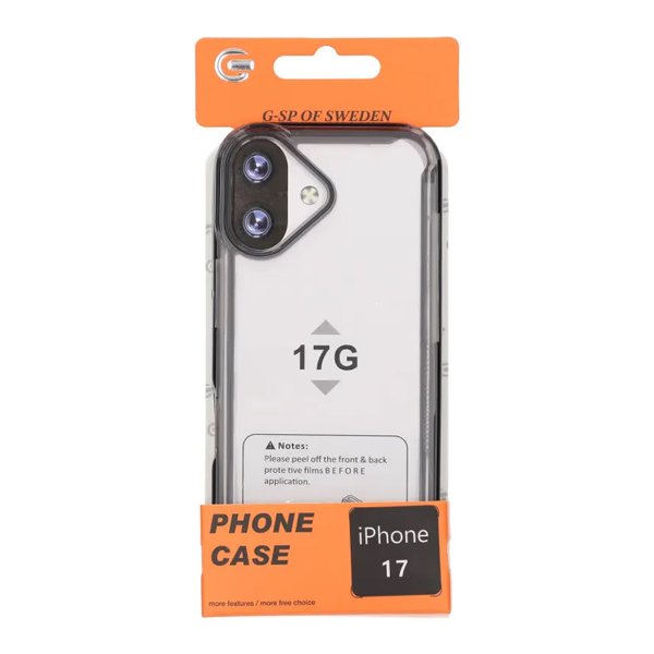 iPhone 17 Cover TPU Etui Sort