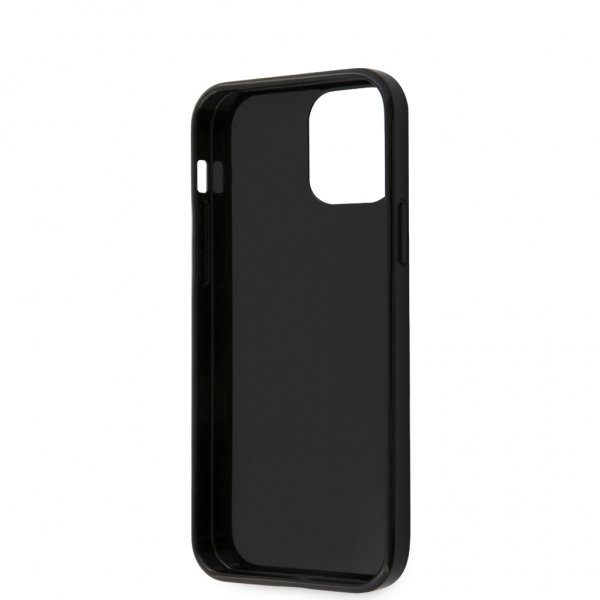BMW iPhone 12 Mini Cover Carbon & Alu Sort