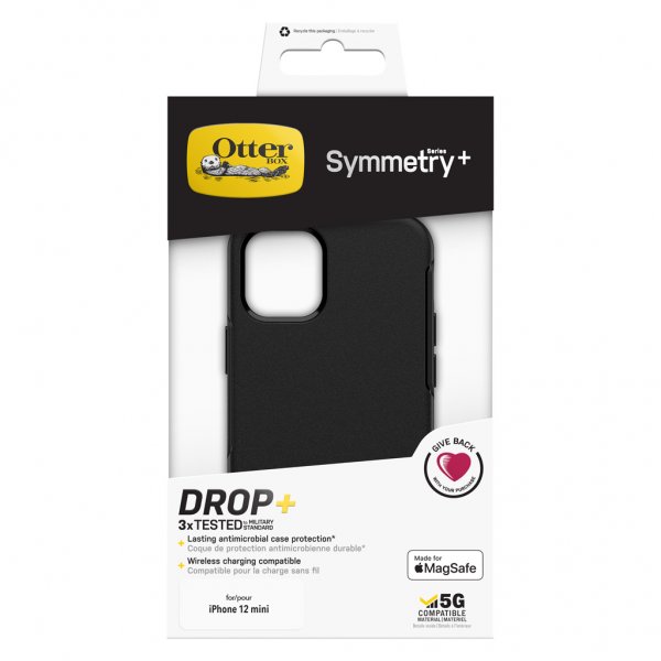 Otterbox iPhone 12 Mini Cover Symmetry Plus Sort