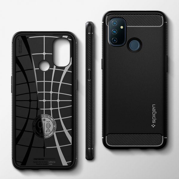 Spigen OnePlus Nord N100 Cover Rugged Armor Mat Sort