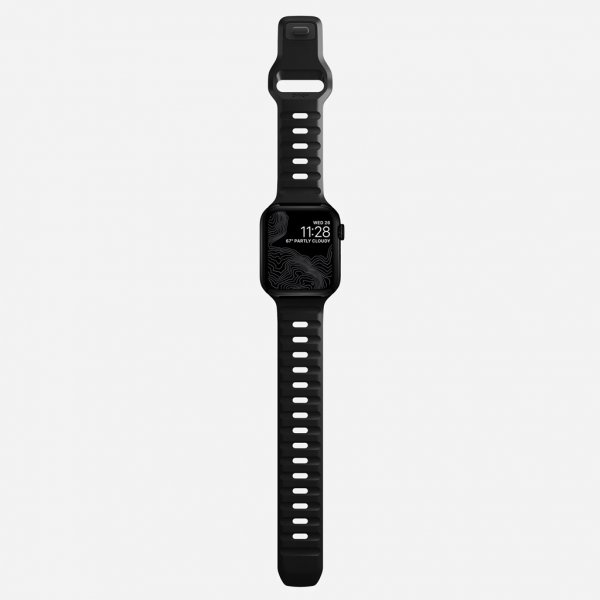 Nomad Apple Watch 44/45/46mm/Apple Watch Ultra Armbånd Sport Band Sort