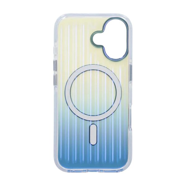 iPhone 17 Cover Bølget MagSafe Blå