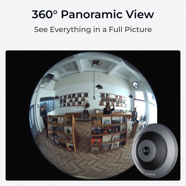 Reolink RE-P Fisheye-serien (P520) PoE-kamera til Indendørsbrug
