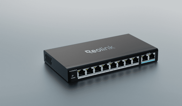Reolink 10-ports PoE-switch med 120W PoE-strømstyring