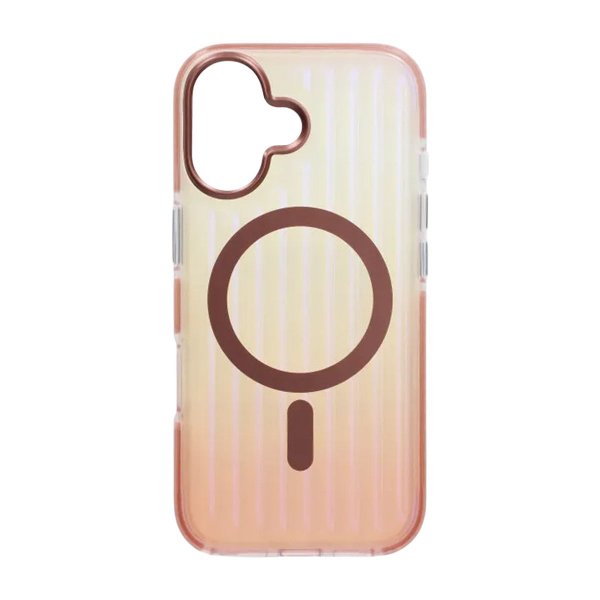 iPhone 17 Cover Bølget MagSafe Rosaguld
