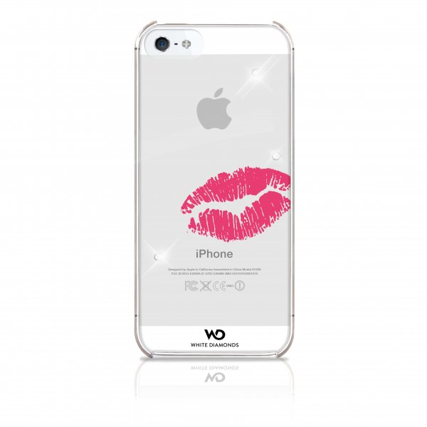 White Diamonds iPhone 5/5S/SE 2016 Cover Lipstick Kiss