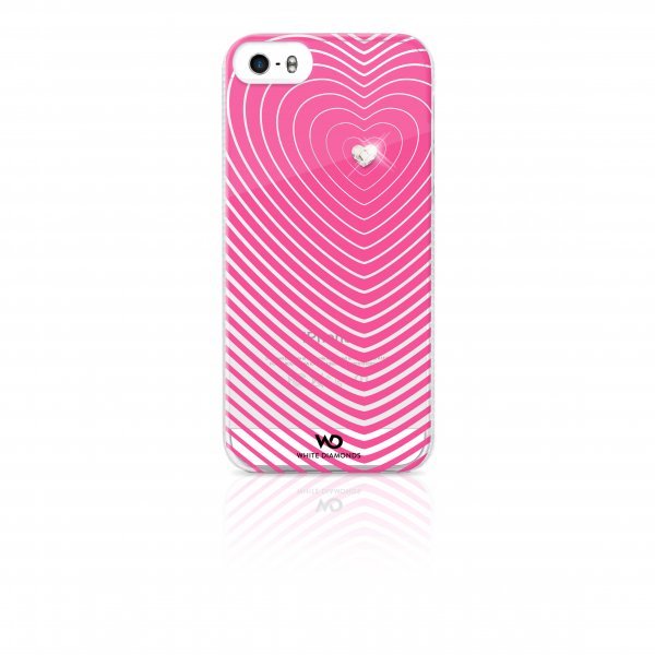 White Diamonds iPhone 5/5S/SE 2016 Cover Heartbeat Rosa
