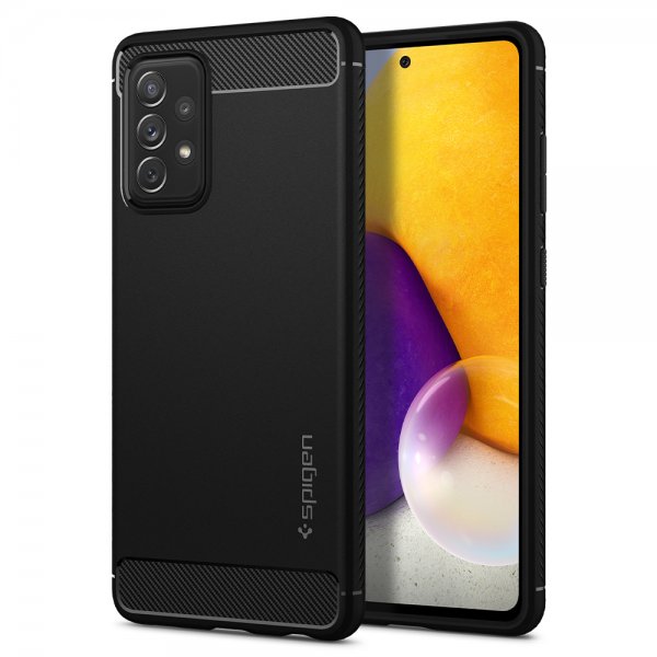 Spigen Samsung Galaxy A72 Cover Rugged Armor Mat Sort