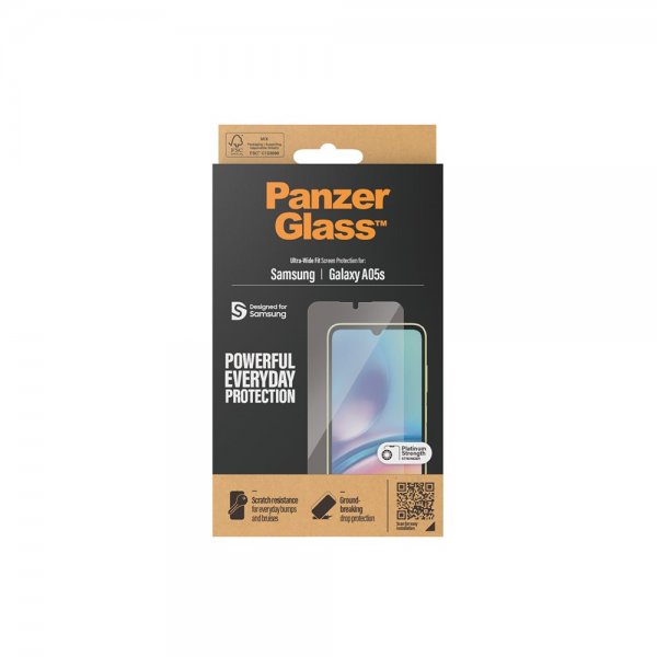PanzerGlass Samsung Galaxy A05s Skærmbeskyttelse Ultra-Wide Fit