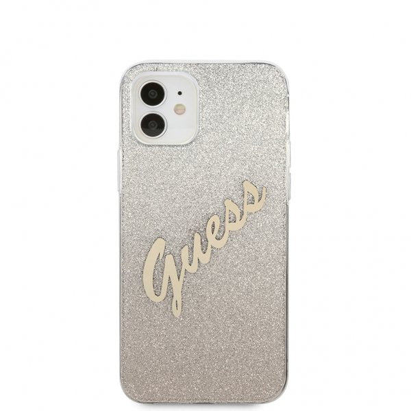 Guess iPhone 12 Mini Cover Vintage Gradient Guld