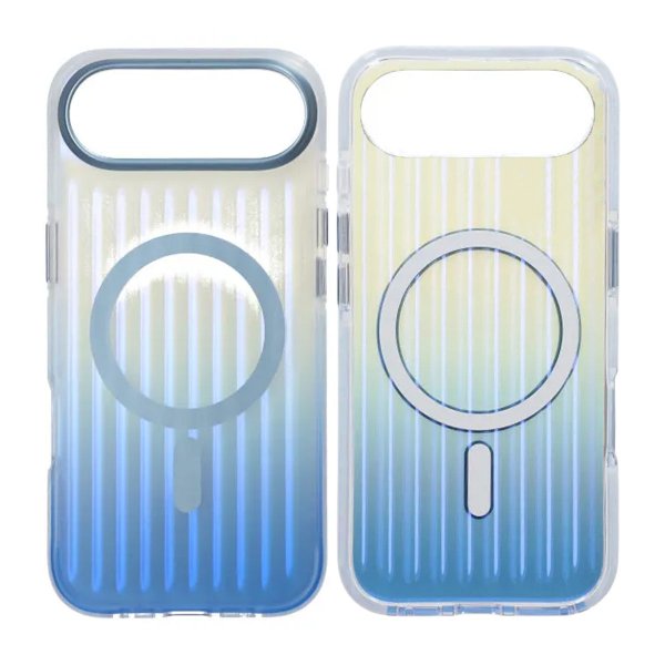 iPhone Air Cover Bølget MagSafe Blå