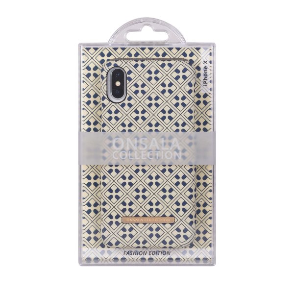 Onsala iPhone X/Xs Cover Fashion Edition Blue Marocco