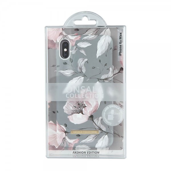 Onsala iPhone Xs Max Cover Fashion Edition Flowerleaves