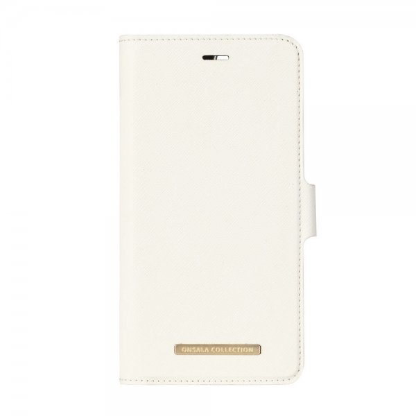 Onsala iPhone 6/6S Plus/iPhone 7 Plus/iPhone 8 Plus Etui Fashion Edition Aftageligt Cover Saffiano Hvid