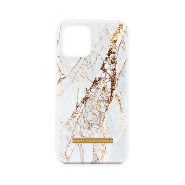 Onsala iPhone 13 Pro Max Cover Fashion Edition White Rhino Marble