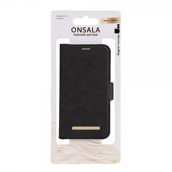 Onsala iPhone 13 Mini Cover Fashion Edition Aftageligt Cover Midnight Black
