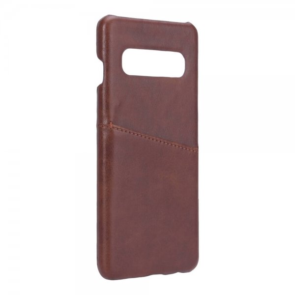Onsala Samsung Galaxy S10 Cover med et Kortrum Brun