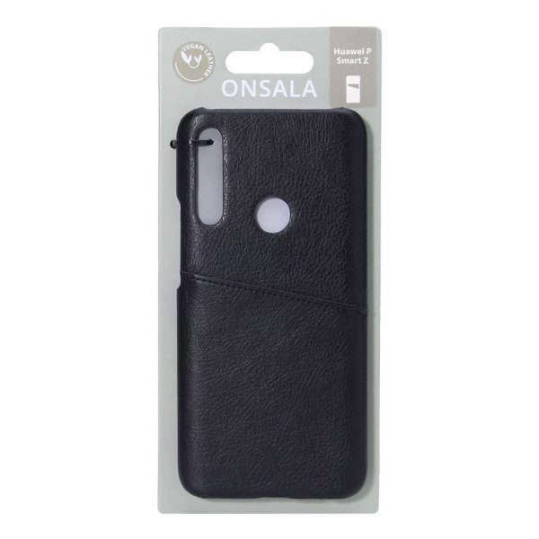 Onsala Huawei P Smart Z Cover med et kortrum Sort