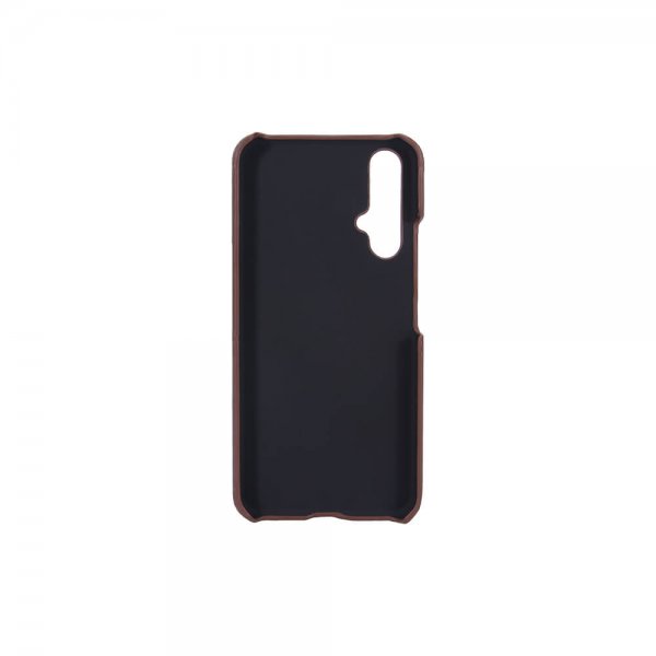 Onsala Huawei Nova 5T Cover med Kortlomme Brun