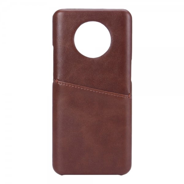 Onsala OnePlus 7T Cover med Kortlomme Brun