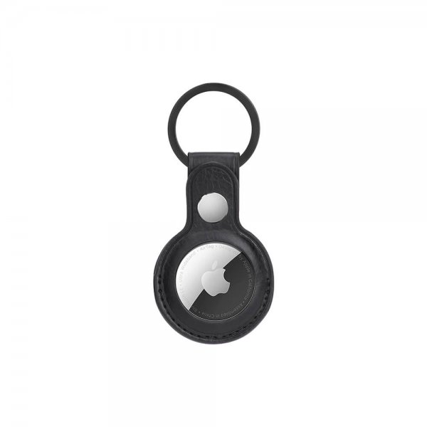 Onsala Apple AirTag Holder Kunstlæder Sort