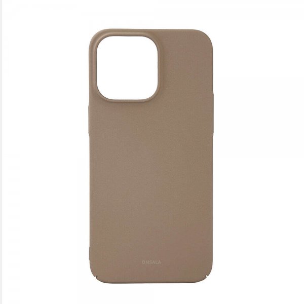 Onsala iPhone 15 Pro Max Cover Ultraslim Sand Burst Beige