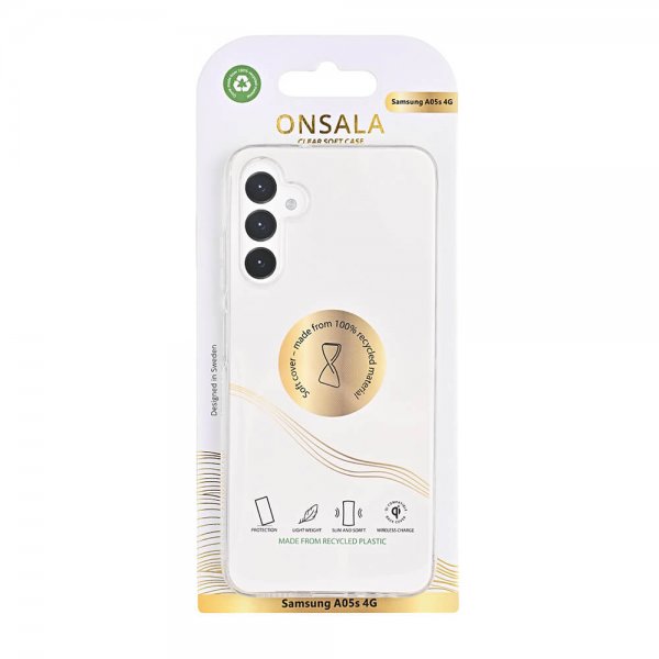 Onsala Samsung Galaxy A05s Cover Genanvendt TPU Transparent