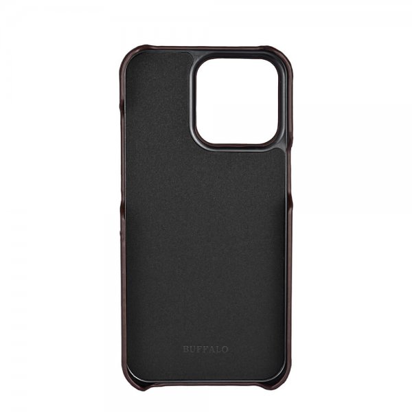 Buffalo iPhone 13 Pro Cover Bagside med Kortrum Brun