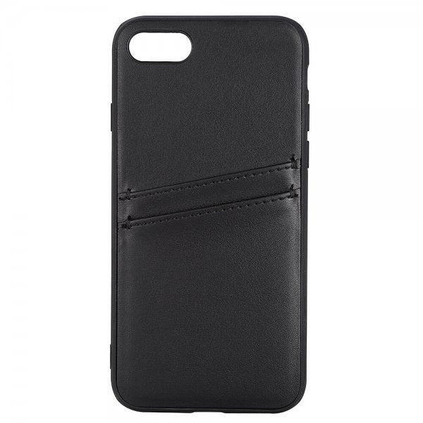 Buffalo iPhone 7/8/SE Cover Bagside med kortholder Sort