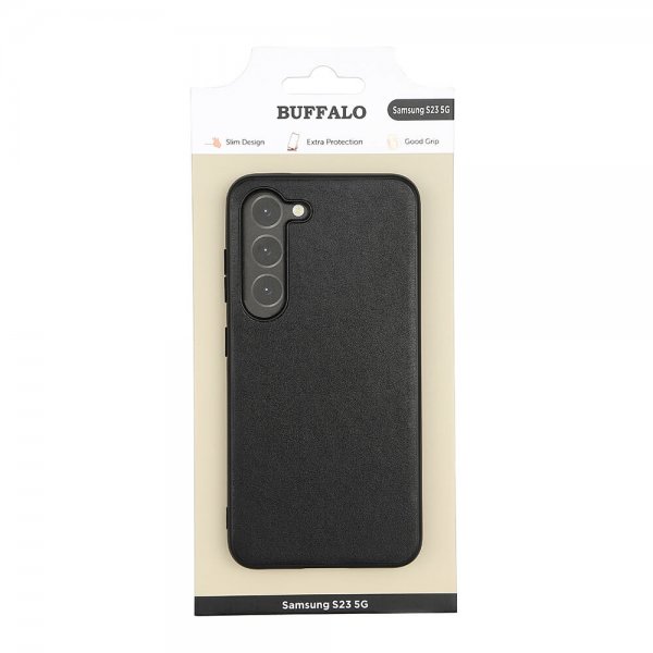 Buffalo Samsung Galaxy S23 Cover PU Sort
