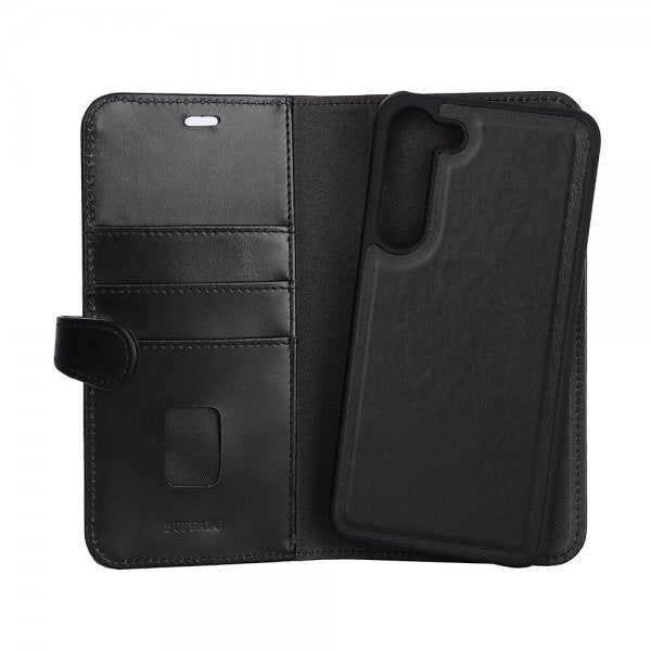 Buffalo Samsung Galaxy S23 Plus Cover 2-i-1 Aftagelig Pung Sort