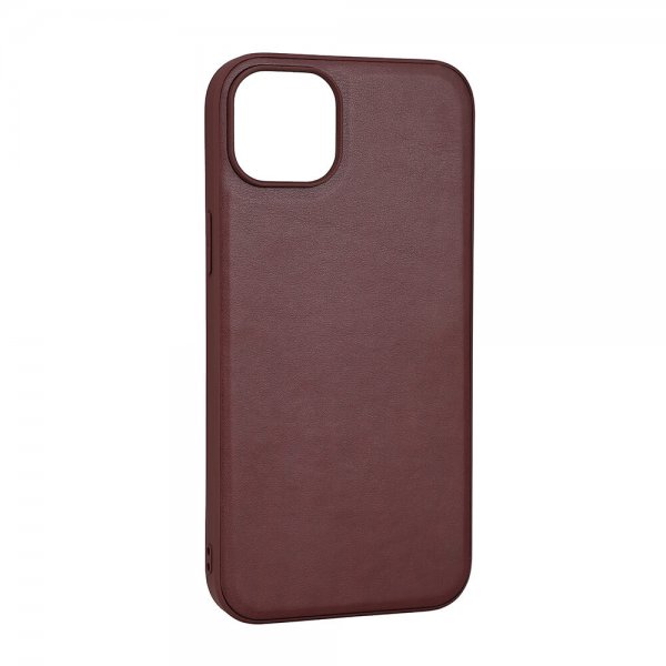 Buffalo iPhone 15 Plus Cover PU MagSeries Brun