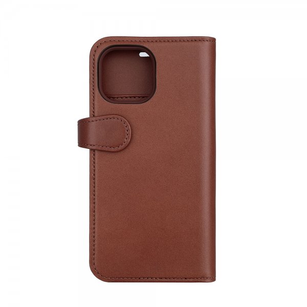 Buffalo iPhone 15 Etui 3 Kortlommer Aftageligt Cover MagSeries Brun