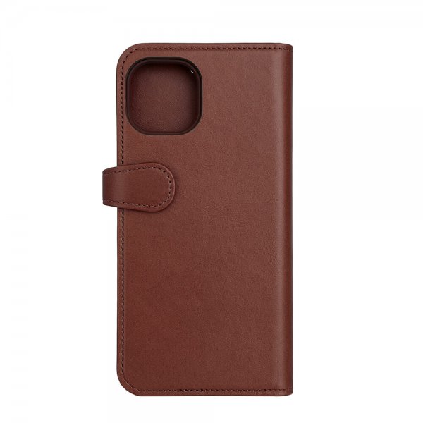 Buffalo iPhone 15 Plus Etui 3 Kortlommer Aftagelig Skal MagSeries Brun