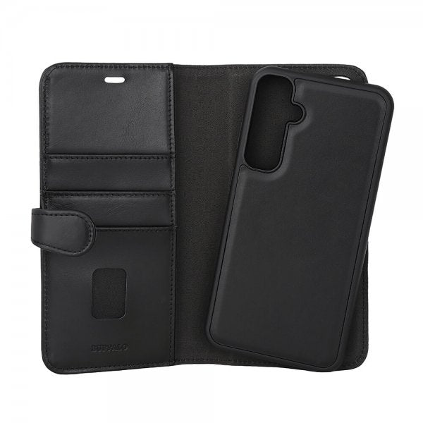 Buffalo Samsung Galaxy S23 FE Etui 2-i-1 Aftagelig Pung Sort