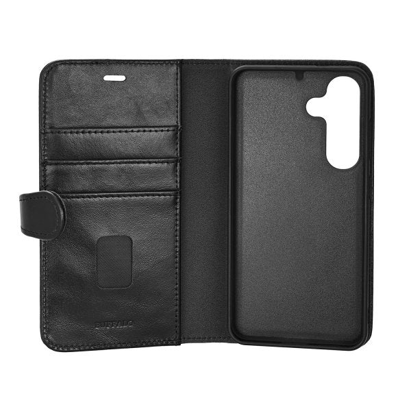 Buffalo Samsung Galaxy S25 Etui 2-i-1 Aftagelig Pung Sort