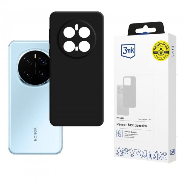 3mk Honor Magic 7 Pro Cover Mat Etui Sort