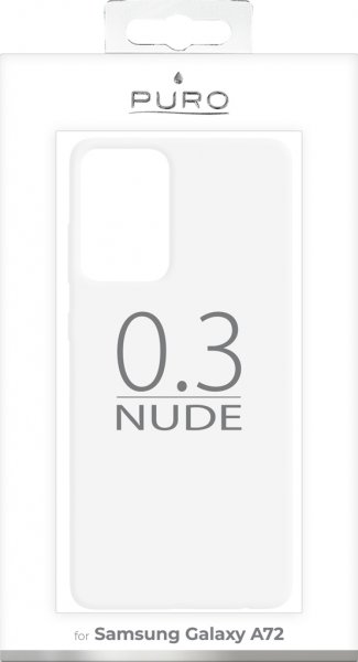Puro Samsung Galaxy A72 Cover Nude Transparent