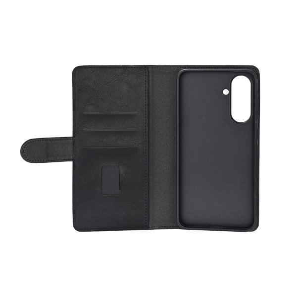 Gear Samsung Galaxy A56 Etui 3 Kortpladser Aftagelig Skal Sort