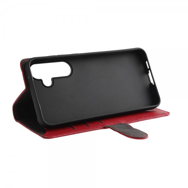 Gear Samsung Galaxy A55 Etui 3 Kortlommer Rød