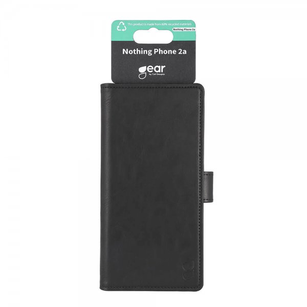 Gear Nothing Phone (2a) Etui 3 Kortlommer Sort