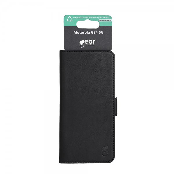 Gear Motorola Moto G84 Etui 3 Kortlommer Sort