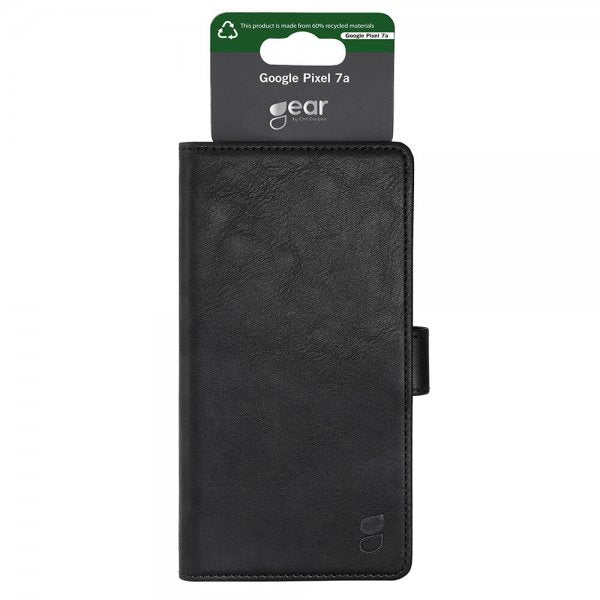 Gear Google Pixel 7a Cover 3 Kortlommer Sort