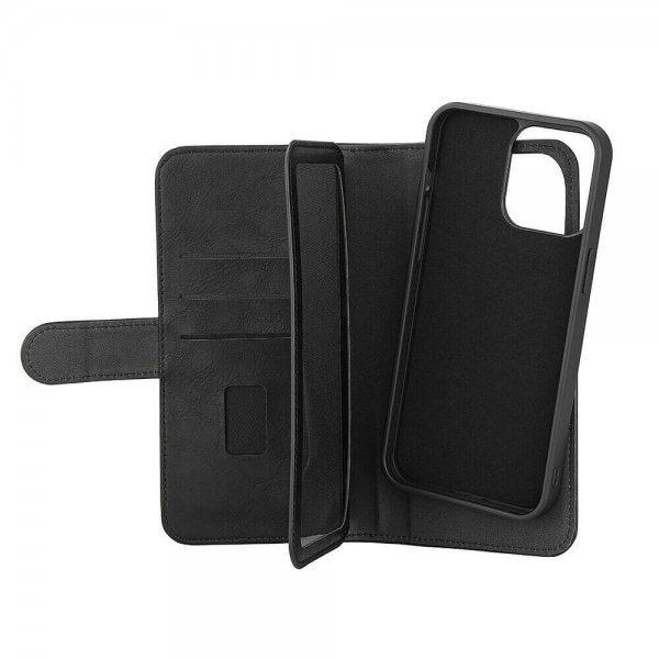 Gear iPhone 15 Pro Max Etui 7 Kortpladser Aftageligt Cover MagSeries Sort