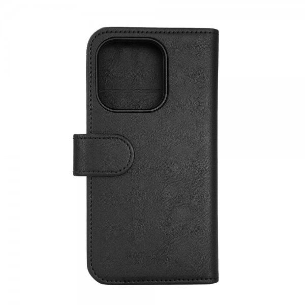 Gear iPhone 15 Pro Etui 3 Kortlommer Aftageligt Cover MagSeries Sort