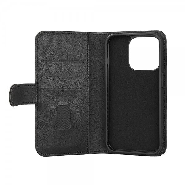 Gear iPhone 15 Pro Etui 3 Kortlommer Aftageligt Cover MagSeries Sort