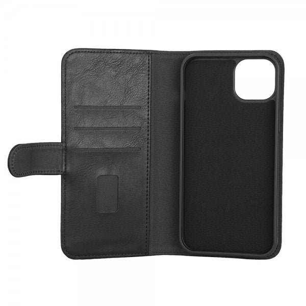 Gear iPhone 15 Plus Etui 3 Kortlommer Aftageligt Cover MagSeries Sort