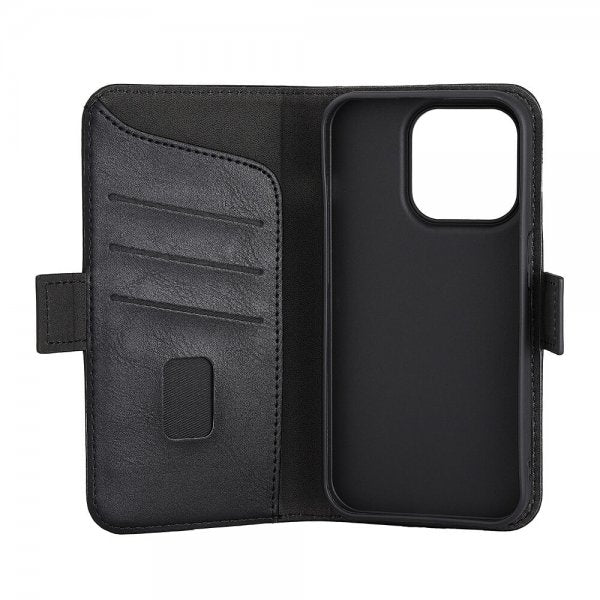 Gear iPhone 15 Pro Cover 3 Kortlommer MagSeries Sort
